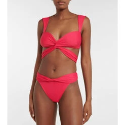 Magda Butrym Twisted High-rise Bikini Bottoms