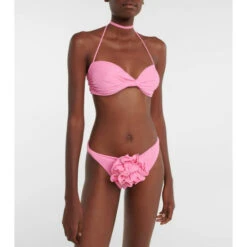 Magda Butrym Twist-detail Halterneck Bikini Top