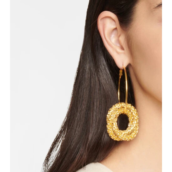 Magda Butrym Pearl And Crystal-embellished Earrings - Image 5