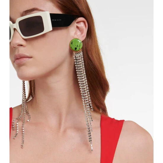 Magda Butrym Gold-plated Embellished Earrings - Image 2