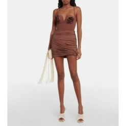 Magda Butrym Ruched Miniskirt