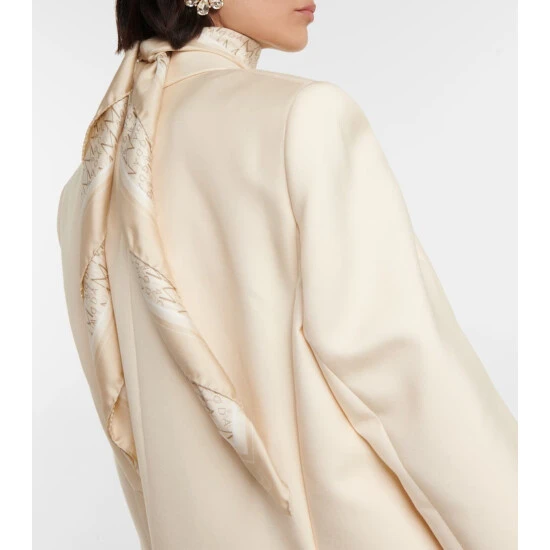 Magda Butrym Logo Jacquard Silk Scarf - Image 2