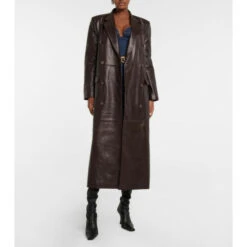 Magda Butrym Leather Coat