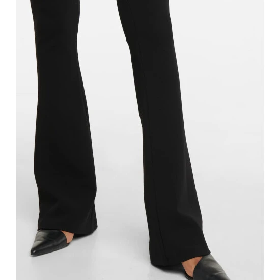 Magda Butrym Wool-blend High-rise Flared Pants - Image 4