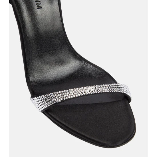 Magda Butrym Floral And Crystal-embellished Sandals - Image 5