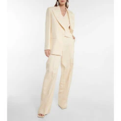 Magda Butrym High-rise Wide-leg Silk Pants