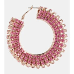 Magda Butrym Crystal-embellished Hoop Earrings