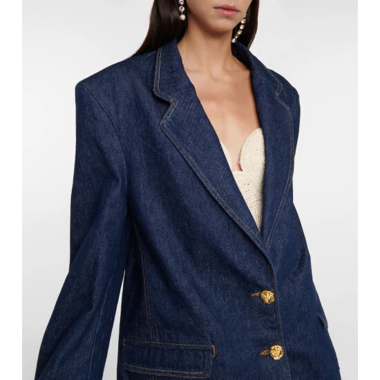 Magda Butrym Oversized Denim Blazer - Image 3