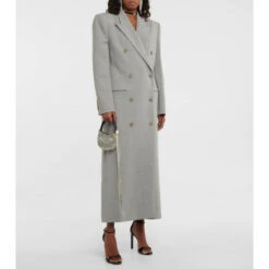 Magda Butrym Double-breasted Cotton-blend Coat
