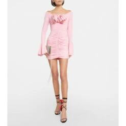 Magda Butrym Ruched Jersey Minidress