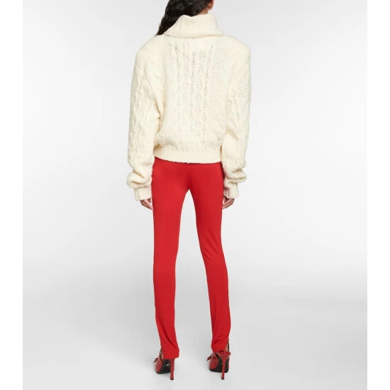 Magda Butrym Cable-knit Turtleneck Sweater - Image 2