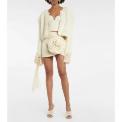 Magda Butrym Corsage Wool-blend Miniskirt