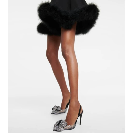 Magda Butrym Embellished Slingback Pumps - Image 3